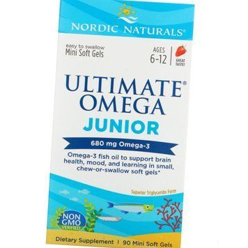 Nordic Naturals Ultimate Omega Junior 680 mg 90 mini soft gels 19474 фото