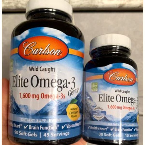 Омега 3 Carlson Labs Elite Omega 3 90 + 30 капс риб'ячий жир 10727 фото