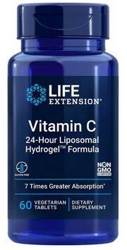 Вітамін С Аскорбат кальцію Vitamin C 24-Hour Liposomal Hydrogel Formula 60 вег табл 22816 фото