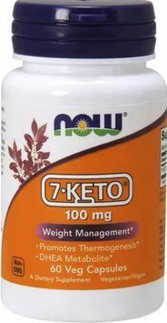 7-KETO NOW Food 7-KETO 100 mg 60 veg caps 18301 фото