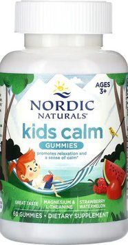 Витамины для детей Nordic Naturals Kids Calm 60 жев конф клубника арбуз 2956576322 фото