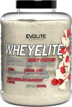 Сироватковий протеїн (білок) Evolite Nutrition Whey Elite 2кг малина-білий шоколад 22156 фото