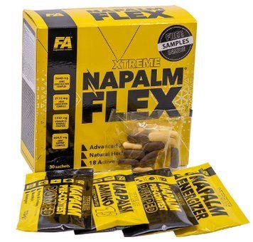 Комплекс для суглобів та зв'язок Fitness Authority Xtreme Napalm Flex 30 пак 20889 фото