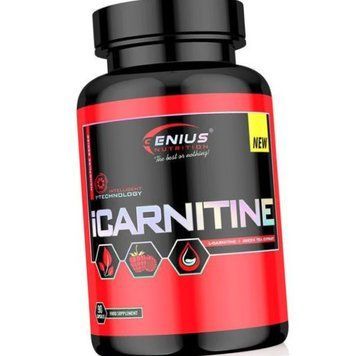 L-карнитин Genius Nutrition iCarnitine 90 капсул Лучший жиросжигатель для женщин и мужчин 19422 фото