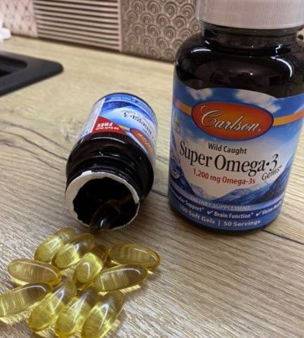 Омега 3 1200мг Carlson Labs Super Omega 3 100+30 капс Риб'ячий жир 11065 фото