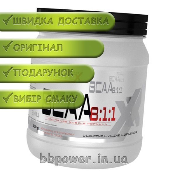 Амінокислота BLASTEX BCAA 8:1:1 400 г 7701 фото