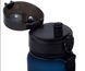 Спортивна пляшка для води з кришкою UZSPACE Uzspace Frosted Gradient Waterbottle 3038 1 л чорний/синій 3156183519 фото 3
