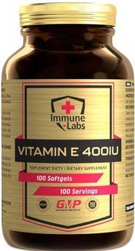 Вітамін Е Immune Labs Vitamin E 400IU 100 sgels 22367 фото
