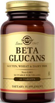 Бета глюкан для підтримки імунітету Beta Glucans Solgar 60 таблеток 18564 фото