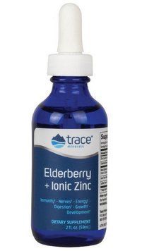 Бузина і іонний цинк Trace Minerals Elderberry + Ionic Zinc 59 мл 19671 фото