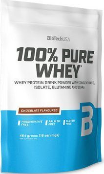 Протеїн BioTech 100% Pure Whey 454 g chocolate 8727-03 фото