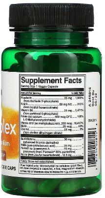 Комплекс вітамінів групи В Swanson B Complex High Bioavailability 60 veg капс 2956575221 фото