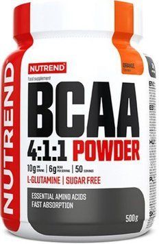 Аминокислоты БЦАА Nutrend BCAA 4:1:1 Powder 300г апельсин 22482 фото