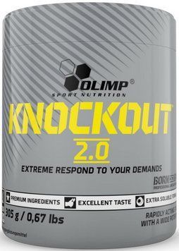 Передтренувальний комплекс для потужної енергії та пампінгу OLIMP Knockout 2.0 305 g цитрусовий пунш 3008631974 фото