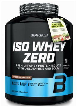 Протеиновый изолят BioTech Iso Whey Zero 1810 гр черный шоколад  23840-02 фото