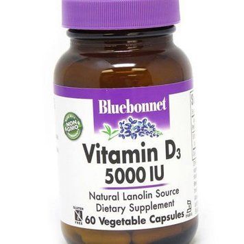 Вітамін Д3 Bluebonnet Nutrition Vitamin D3 5000 IU (125 mcg) 60 капсул 19775 фото