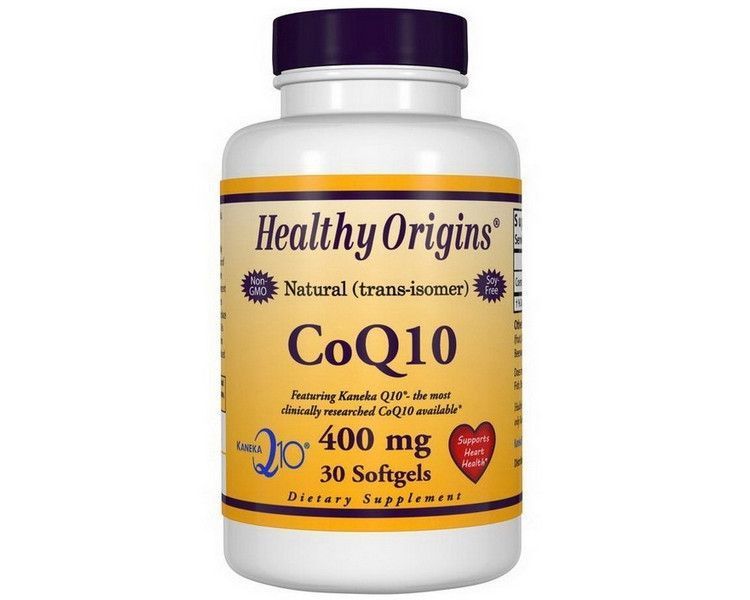 Коензим Q10 Healthy Origins CoQ10 400 mg 30 softgels 19614 фото