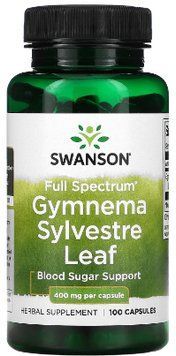 Джимнема Сильвестра Swanson Full Spectrum Gymnema Sylvestre Leaf 400 mg 100 капс 2956575222 фото
