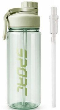 Спортивная бутылка для воды 880 мл с трубочкой Casno Sport Waterbottle KXN-1312 3197439965 фото