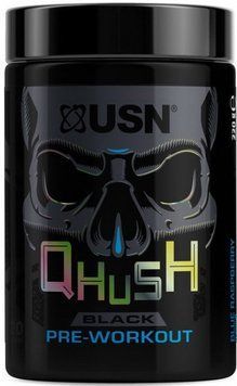 Предтренувальний комплекс USN Qhush Black Pre-workout 220г блакитна малина 21987-02 фото
