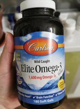 Омега 3 Carlson Labs Elite Omega 3 1,600 mg 180 гелевых капсул 19093 фото