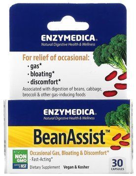 Фермент для перетравлення складних вуглеводів Enzymedica BeanAssist 30 caps 2956571412 фото