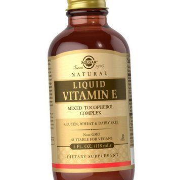 Жидкий витамин Е смешанные токоферолы Solgar Liquid Vitamin E mixed tochopherol complex 118 мл 20314 фото