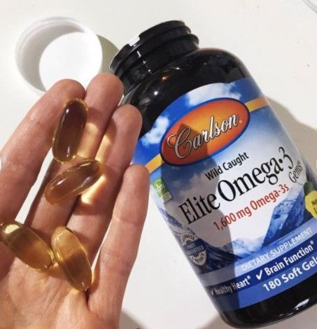 Омега 3 Carlson Labs Elite Omega 3 1,600 mg 180 гельових капсул 19093 фото