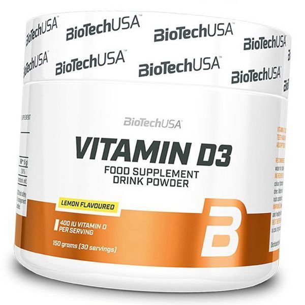 Вітамін Д3 BioTech Vitamin D3 150 г лимон 11402 фото