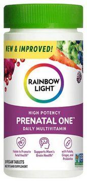 Мультивитамины для беременных Rainbow Light Prenatal One 30 veg таб 23681 фото