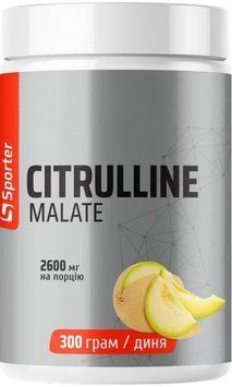 Цитрулін малат для витривалості та відновлення Sporter Citrulline Malate 300 g 3028839736 фото