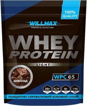Сывороточный концентрат Willmax Whey Protein 65 1 кг шоколад 10562-08 фото