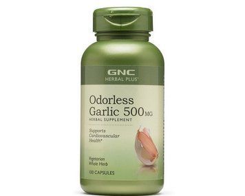 GNC Odorless Garlic 500 mg 100 caps 19654 фото