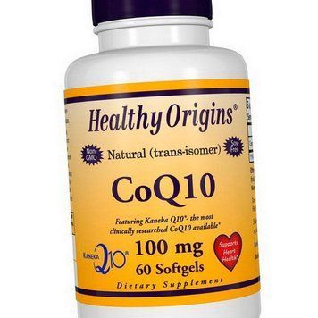 Коензим Q10 Healthy Origins CoQ10 100 mg 60 гельових капсул 10717 фото