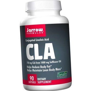 Кон'юговані лінолева кислота Jarrow Formulas CLA 90 гел капс Кращий жіроспалювач для жінок і чоловіків 11073 фото