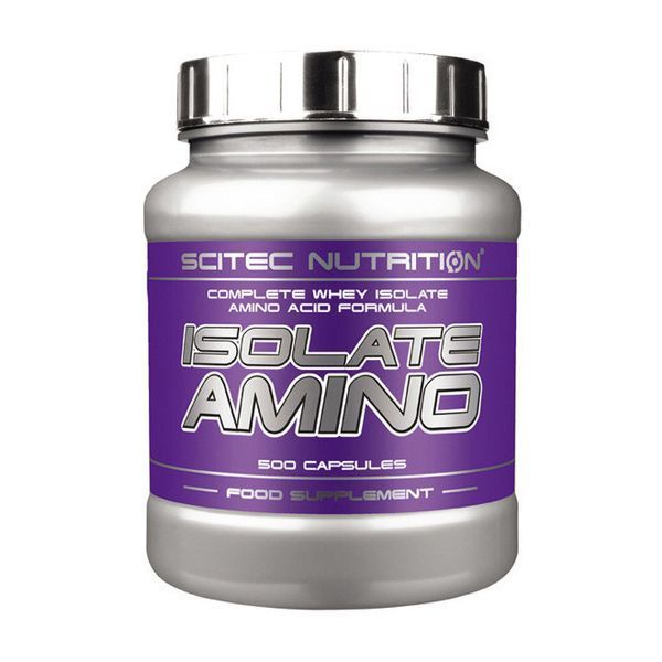 Лучшие комплексные аминокислоты Scitec Isolate Amino 500 капсул 863 фото