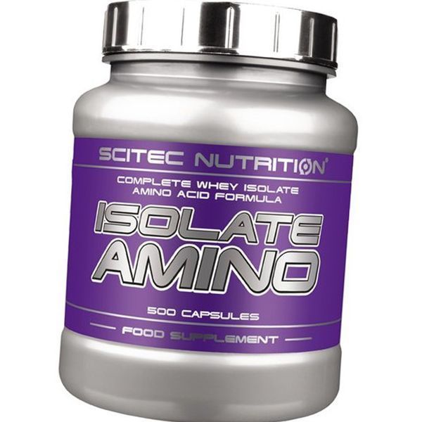 Лучшие комплексные аминокислоты Scitec Isolate Amino 500 капсул 863 фото