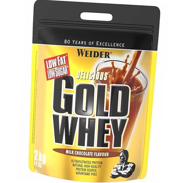 Спортивный сывороточный белок (протеин) Weider Gold Whey 2 кг 754 фото