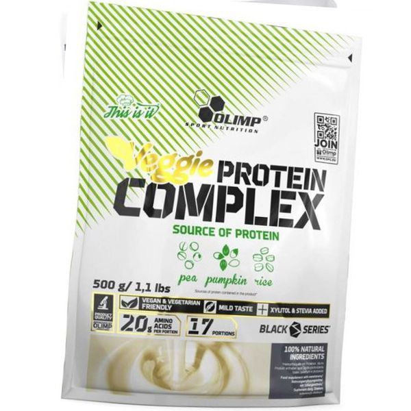 Протеїн OLIMP Veggie Protein Complex 500 g neutral 9446 фото