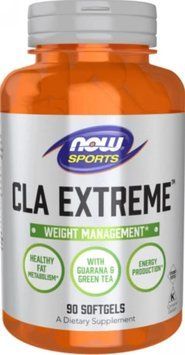 Кон'юговані лінолева кислота Now Foods CLA Extreme 90 гел капс 18399 фото