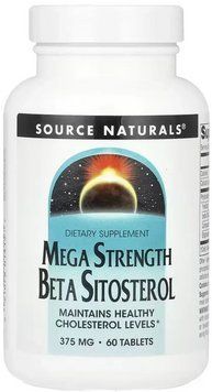 Бета ситостерол комплекс 375 мг Source Naturals Beta Sitosterol 60 таб 2956577002 фото