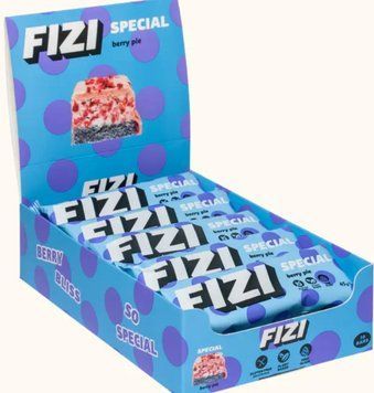Протеиновый батончик Fizi Box 10x45g Ягодный пирог 2956572127 фото