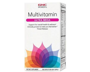 GNC Women's Ultra Mega Multivitamin 180 caplets 19295 фото