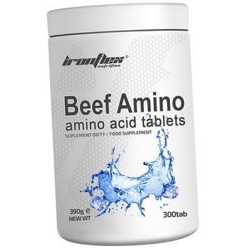 Говяжьи аминокислоты IronFlex Beef Amino 300 таблеток 20236 фото