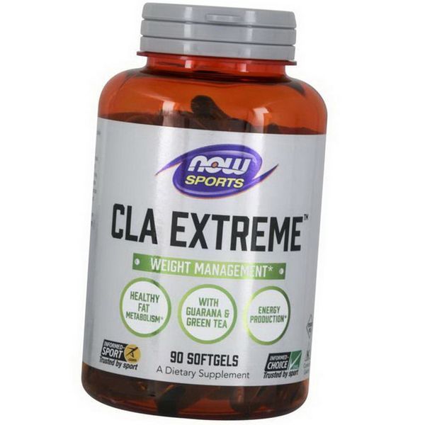 Конъюгированная линолевая кислота Now Foods CLA Extreme 90 гел капс 18399 фото