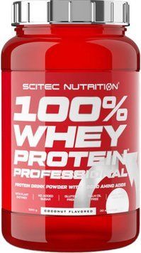 Сывороточный конценират Scitec 100% Whey Protein Professional 920 г кокос 518-21 фото