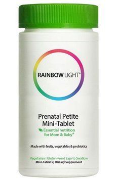 Мультивитамины для беременных и кормящих Rainbow Light Prenatal Petite mini-tablets 120 мини таблеток 19867 фото