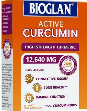 Куркума (висококонцентрована) Bioglan Active Curcumin High Strength Turmeric 30 таб 23370 фото