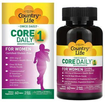 Country Life Core Daily 1 Multivitamin For Women 60 таблеток 21499 фото
