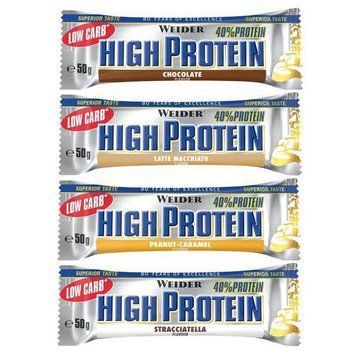 Батончик Weider Low Carb High Protein Bar 50 г 2816 фото